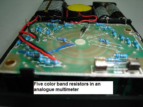 five color band resistor