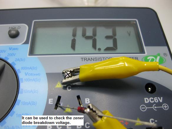 Testing Zener Diode Breakdown Voltage