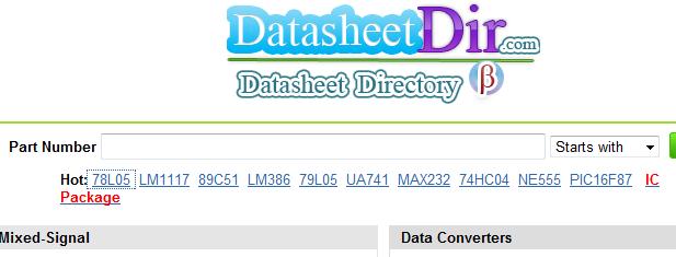 datasheet directory