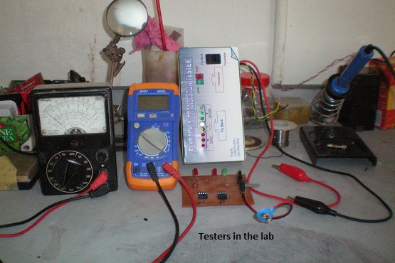 testers in lab