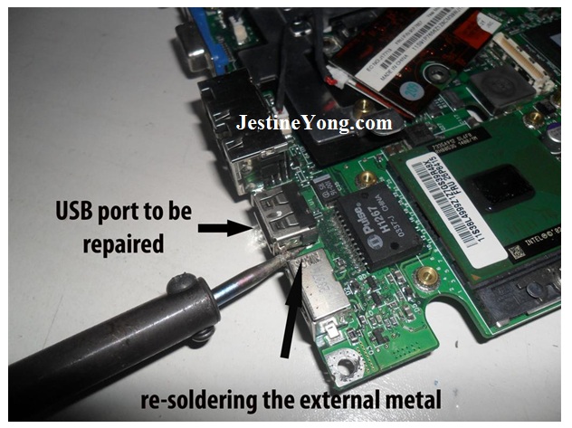 laptop usb port repairings