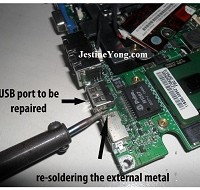 laptop usb port repair