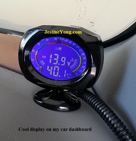 volt temperature gauge