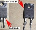schottky diode shorted
