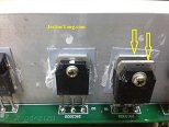 Repairing battery charger by transistor doubling