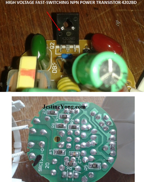 how to repair cfl bulb circuit