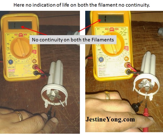 repair old cfl bulb