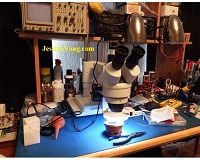 microscope electronic troubleshooting