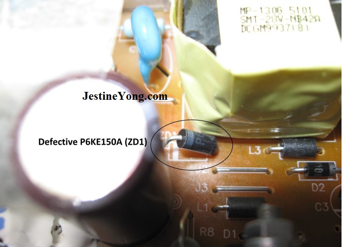 p6ke150a transcient diode
