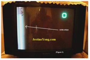 How To Repair Vertical White Strips On Sony KV 2192M3 TV | Electronics ...
