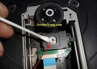 how to clean dvd player lens head