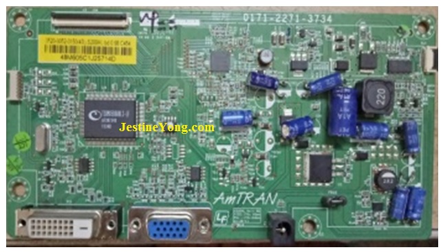 how to fix lcd monitor mainboard