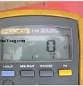 fluke meter zero ohm