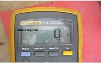 fluke meter zero ohm