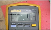 fluke meter zero ohm