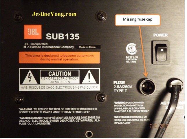 jbl sub 135s