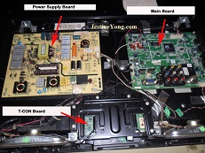 bg led tv repairing