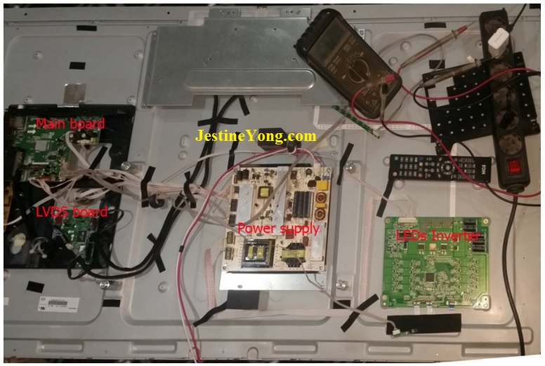 how to repair led tv