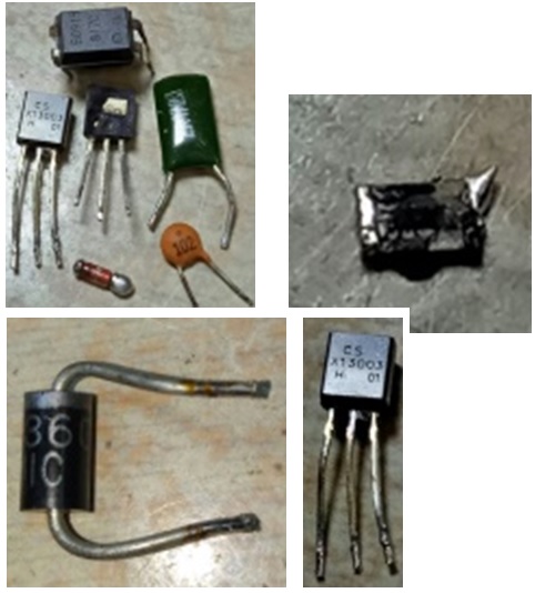 bad components in power supply