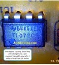 tl072cp ic amplifier repair