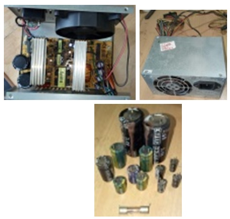 bad parts in power supply