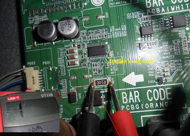 how to repair no power in lg led