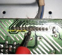 checking the 5 volt voltage at mainboard in led tv