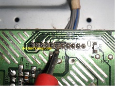 checking the 5 volt voltage at mainboard in led tv