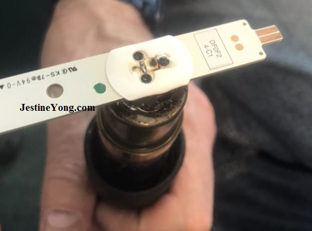 how to remove led tv backlight led