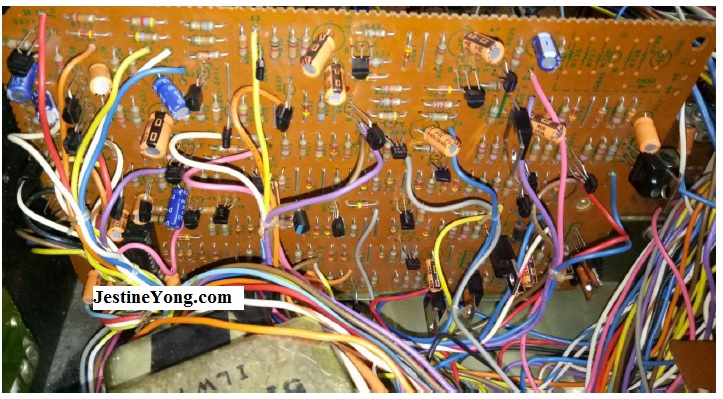 stereo deck circuit board