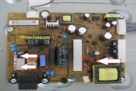 lcd tv power board fix