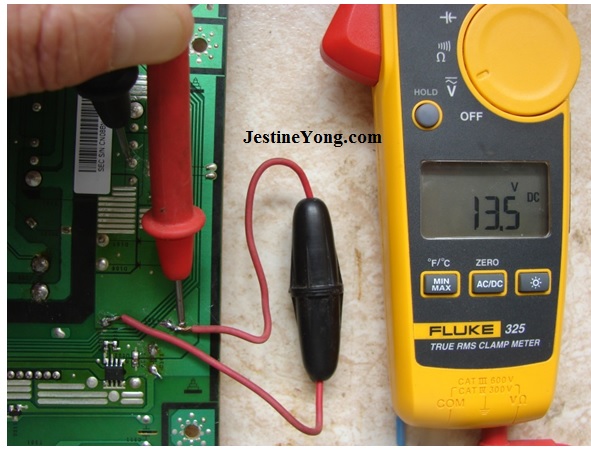 measure LCD Monitor voltages
