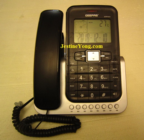 repairing desk caller id telephone