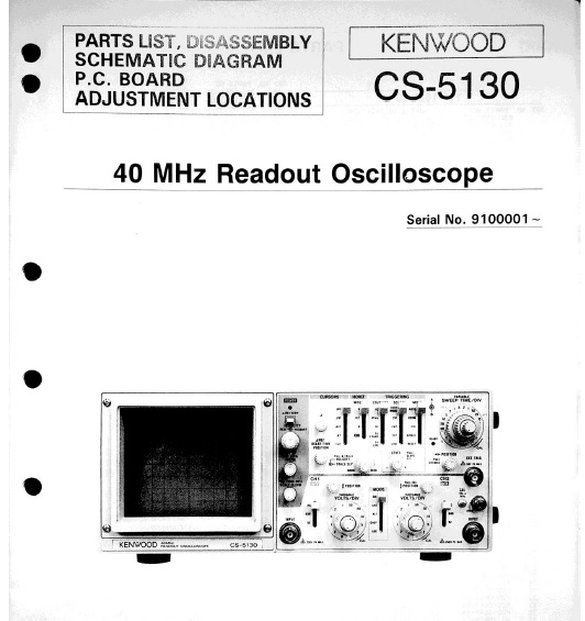 cs-5130 kenwood scope manual