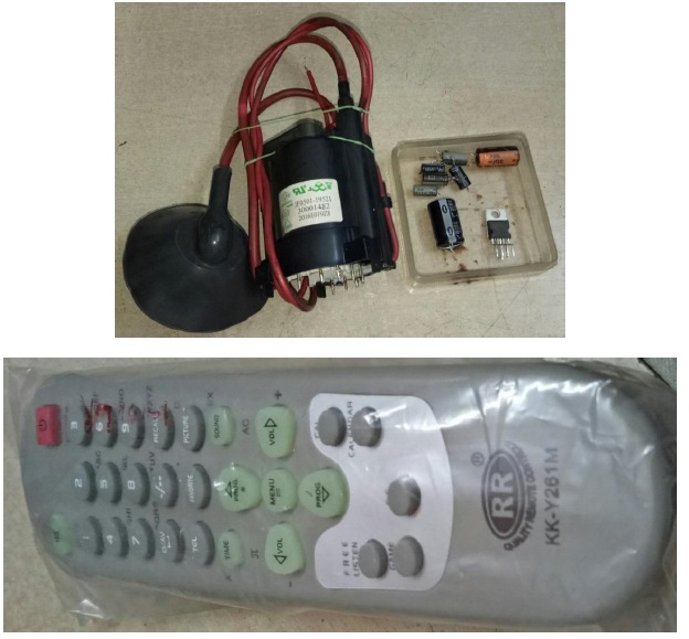 crt tv remote control 