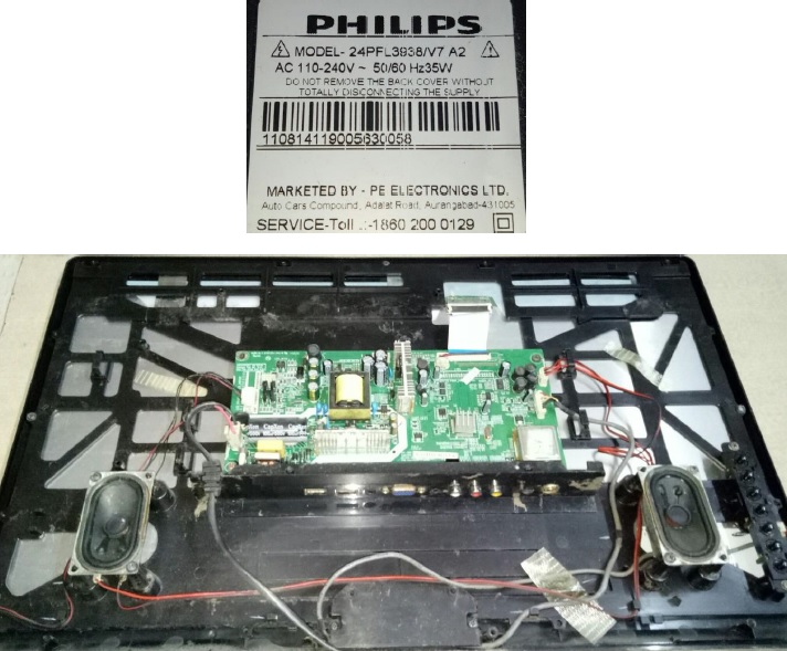 how to repair philips led tv