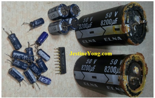 Marantz 2285 Power Supply Rebuild Recap Kit Capacitors Transistors Diodes Relay 