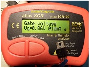 peak atlas scr triac tester