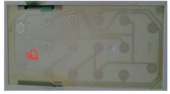 microwave oven membrane track