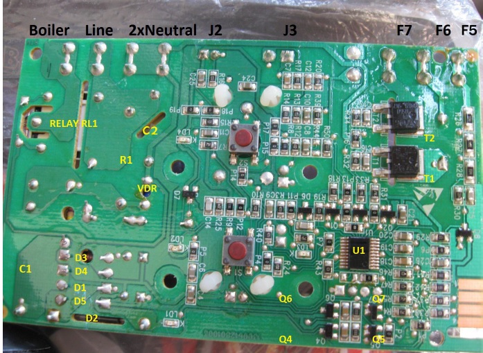 braun iron circuit board repair