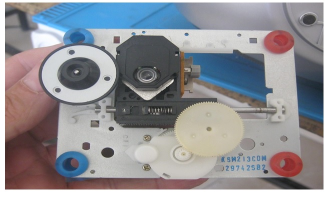 lg cd player gear assembly