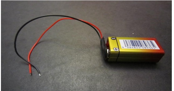 9 volt connect to battery