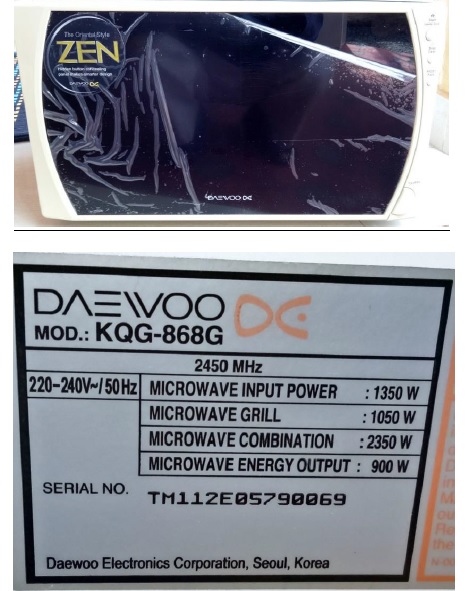 daewoo microwave oven repair