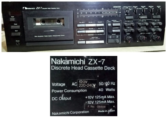 nakamichi tape deck repair