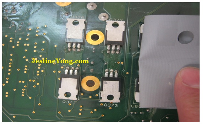 shorted transistors in active sound speakers