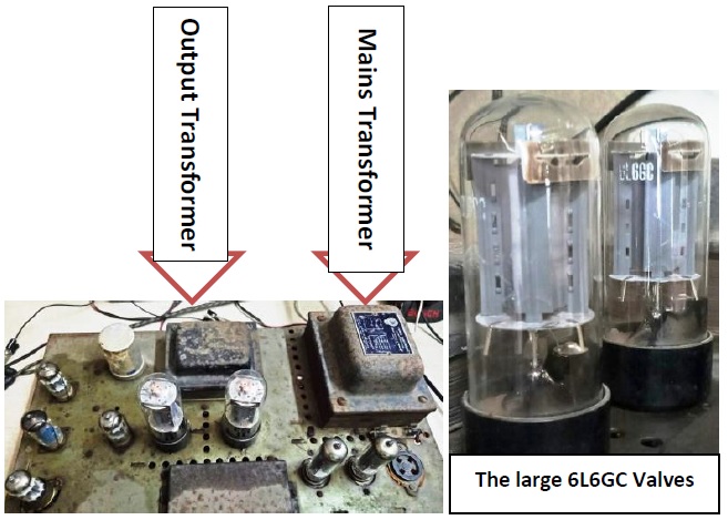 repairing antique power amplifier