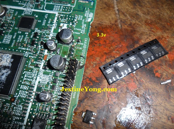 new 3.3 volt voltage regulator ic replacement