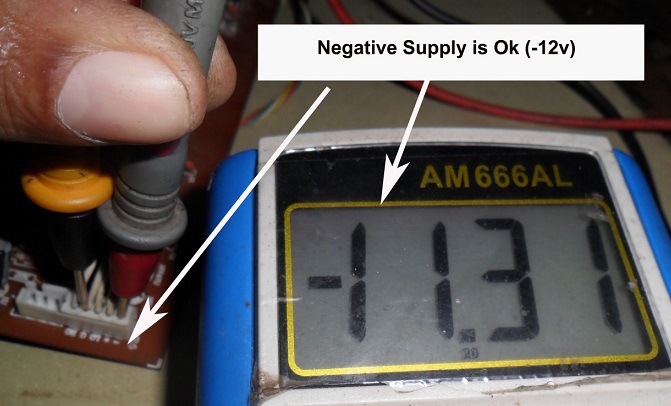 minus voltage in active speaker