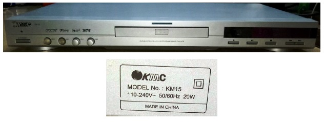 kmc dvd player repair