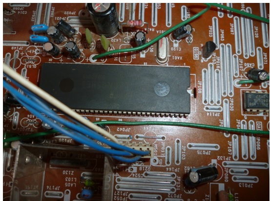 toshiba crt tv microcontroller ic